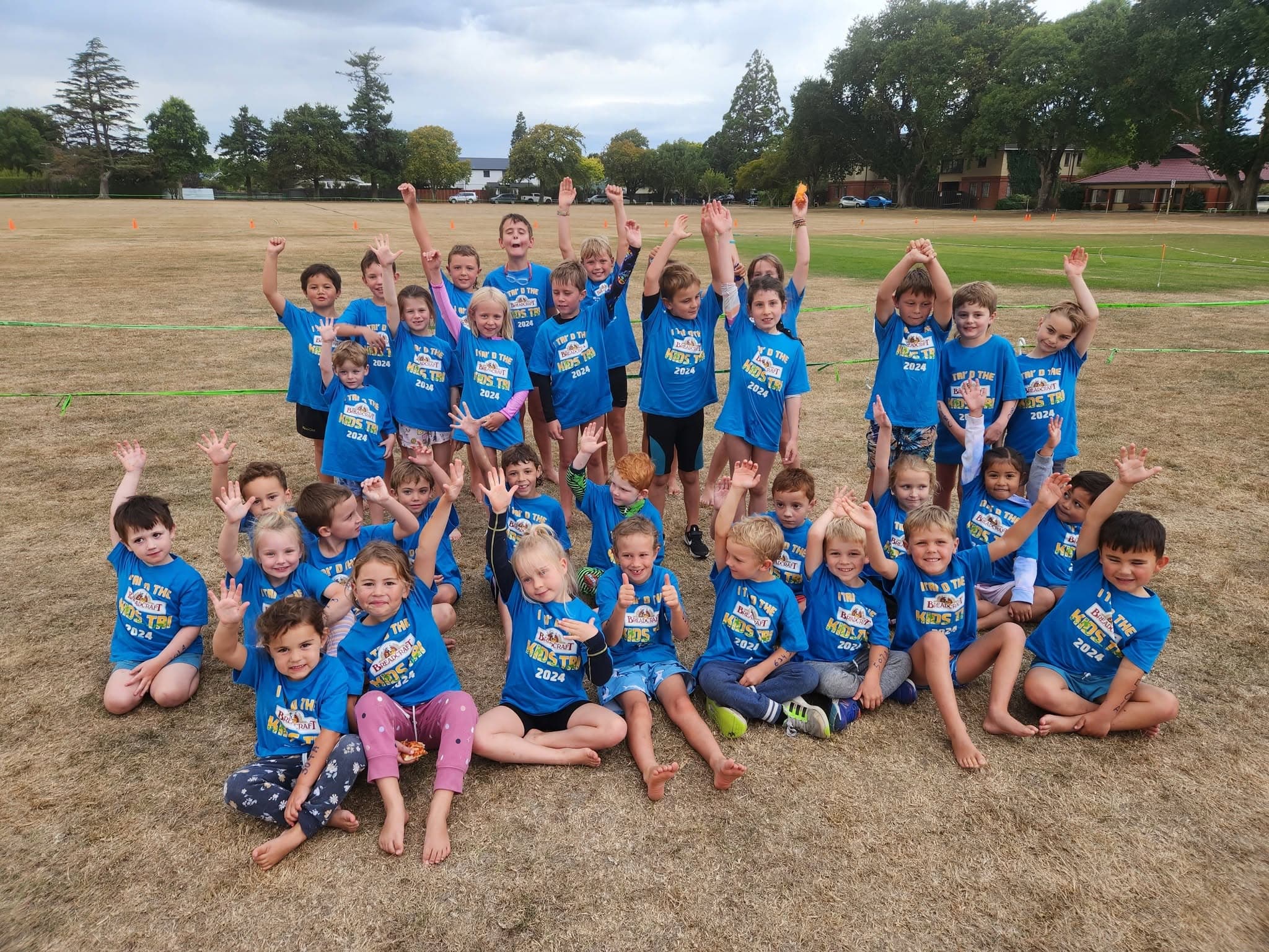 Kids Triathlon 2024 group photo