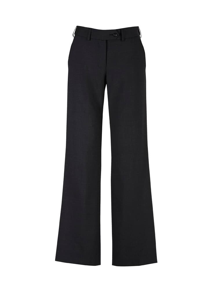 Comfort Wool Stretch Womens Adjustable Waist Pant — Black