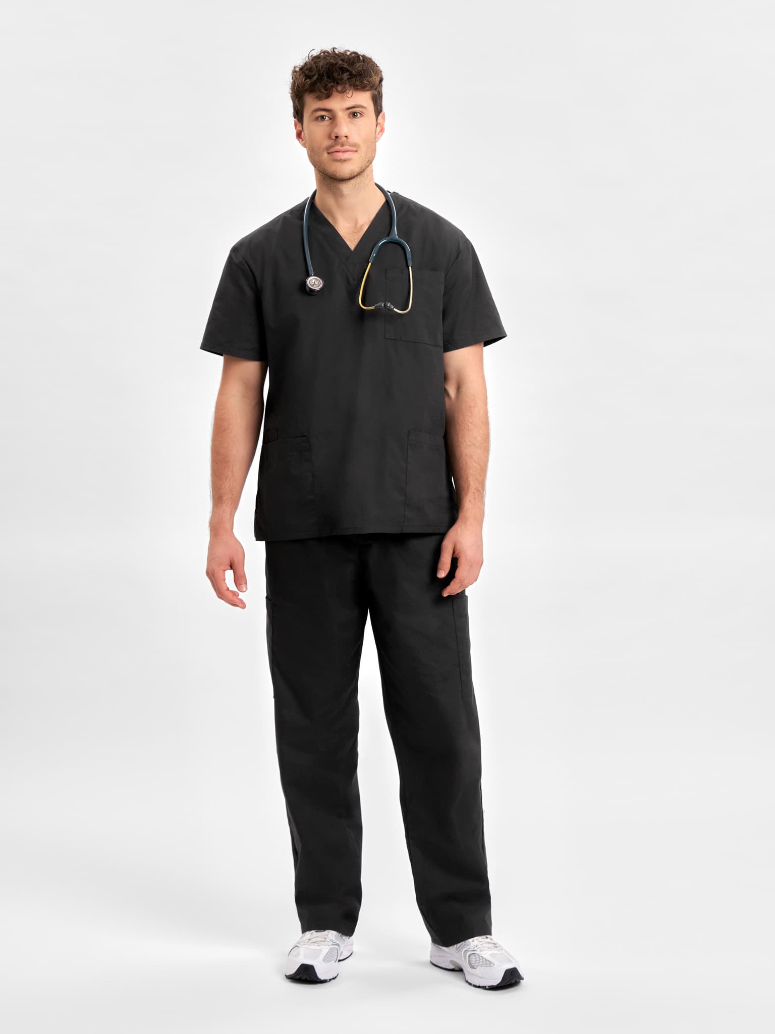 Classic Unisex Scrub Pant — Black