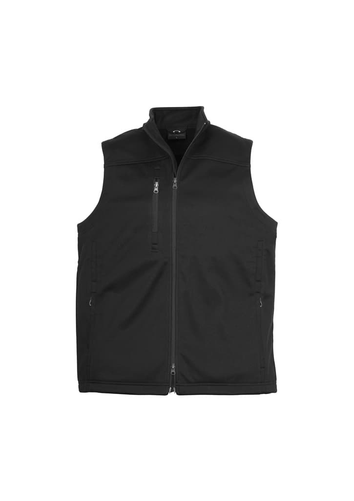 Softshell Mens Vest — Black