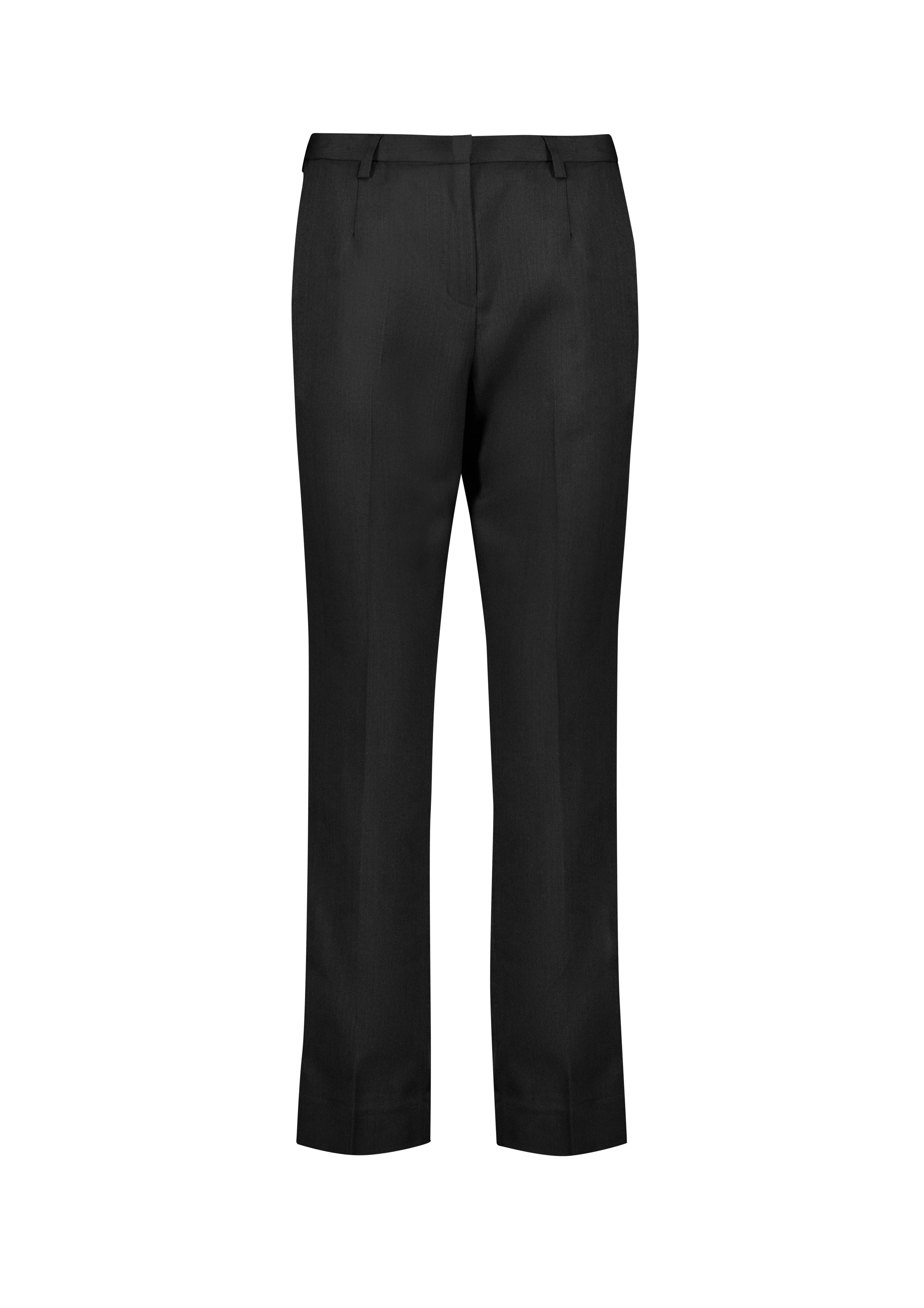 Cool Stretch Womens Tapered Leg Adjustable Waist Pant — Black