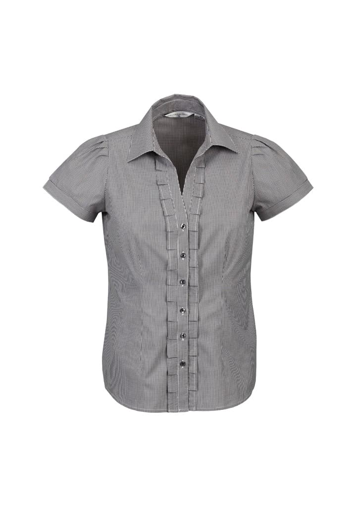 Edge Womens Short Sleeve Shirt — Black