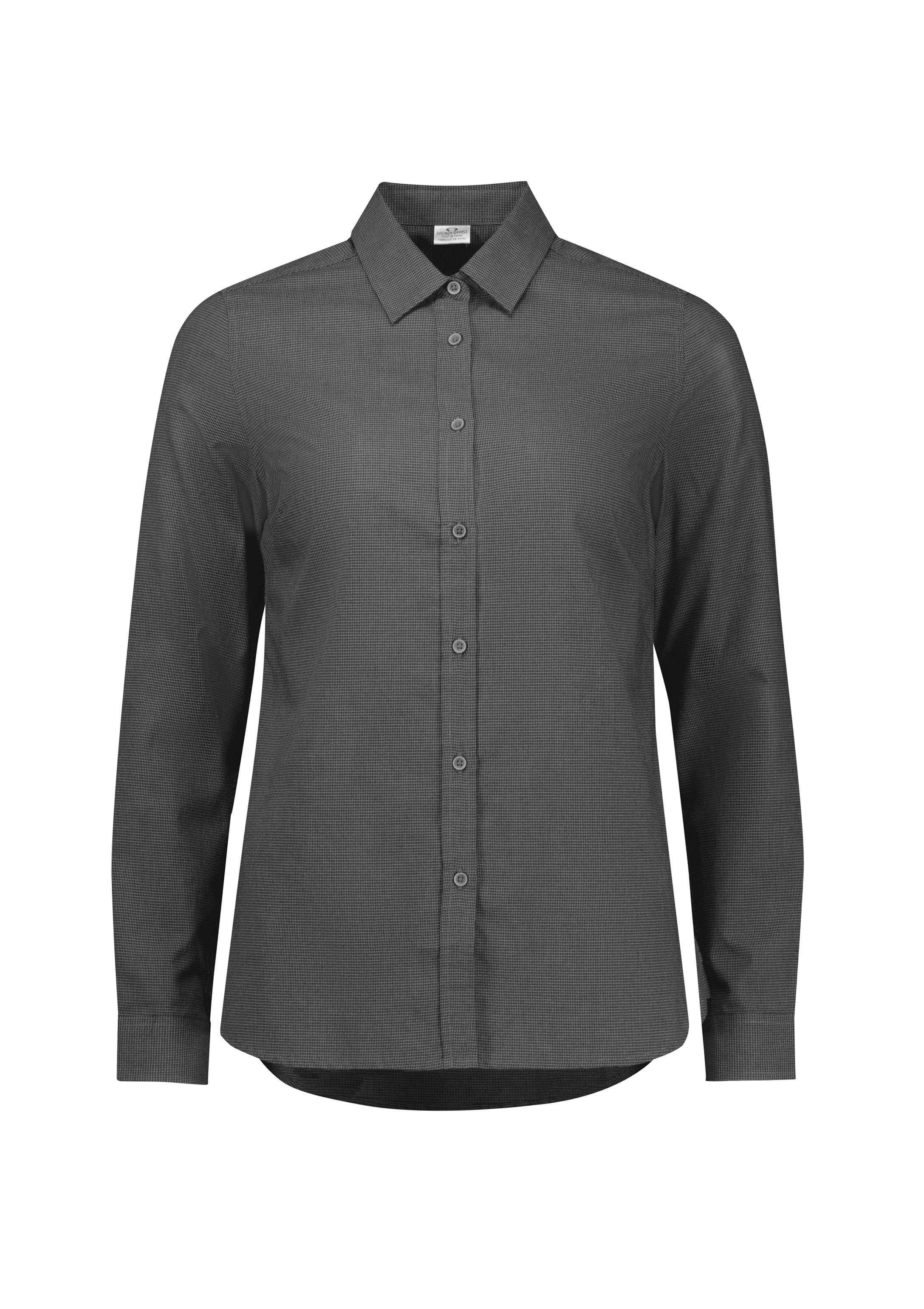 Soul Womens Long Sleeve Shirt — Grey