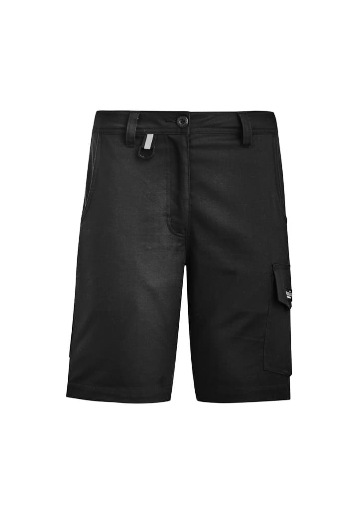 Womens Rugged Cooling Vented Short — Black