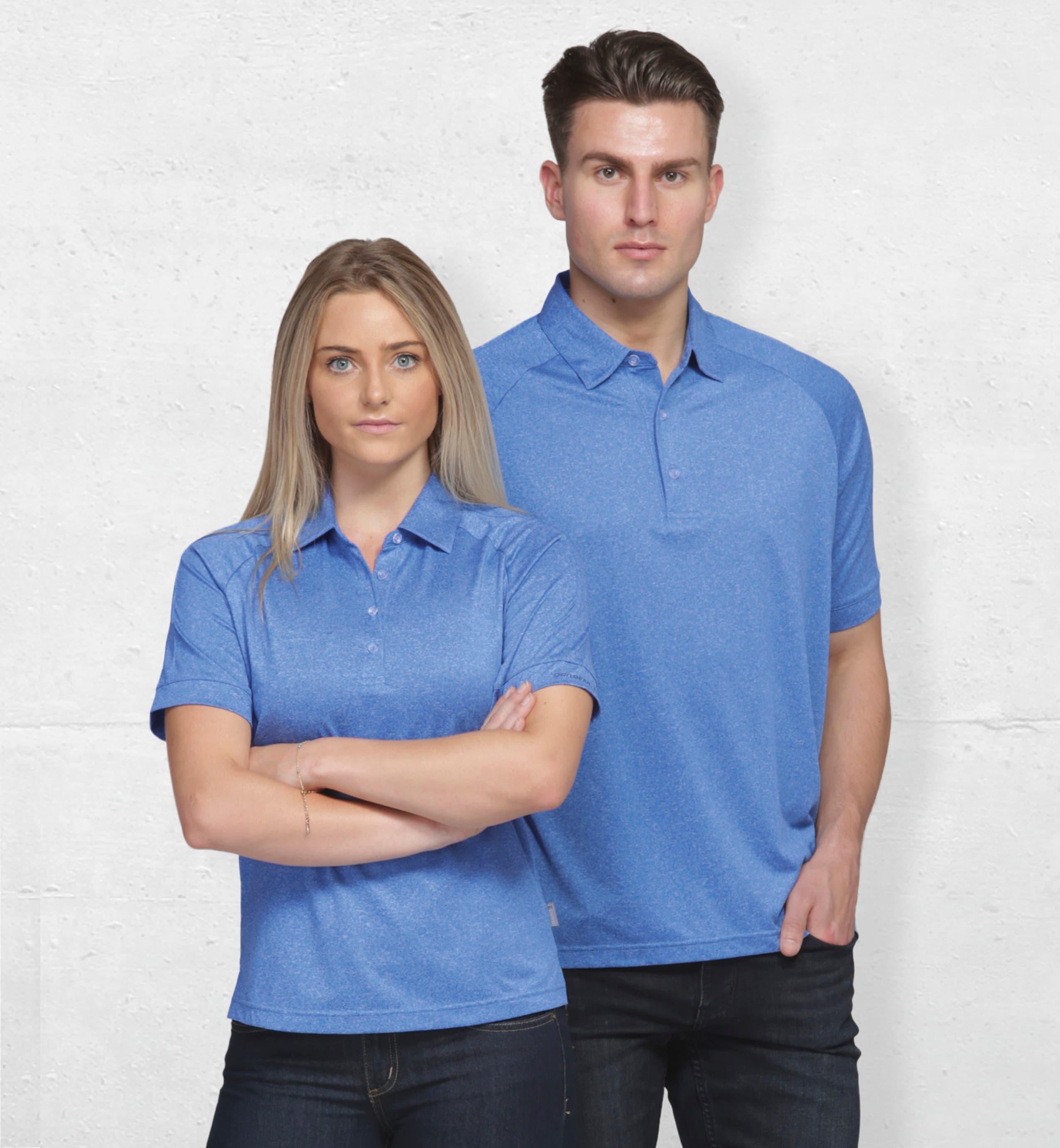 Dri Gear Melange Polo - Womens — Graphite Melange