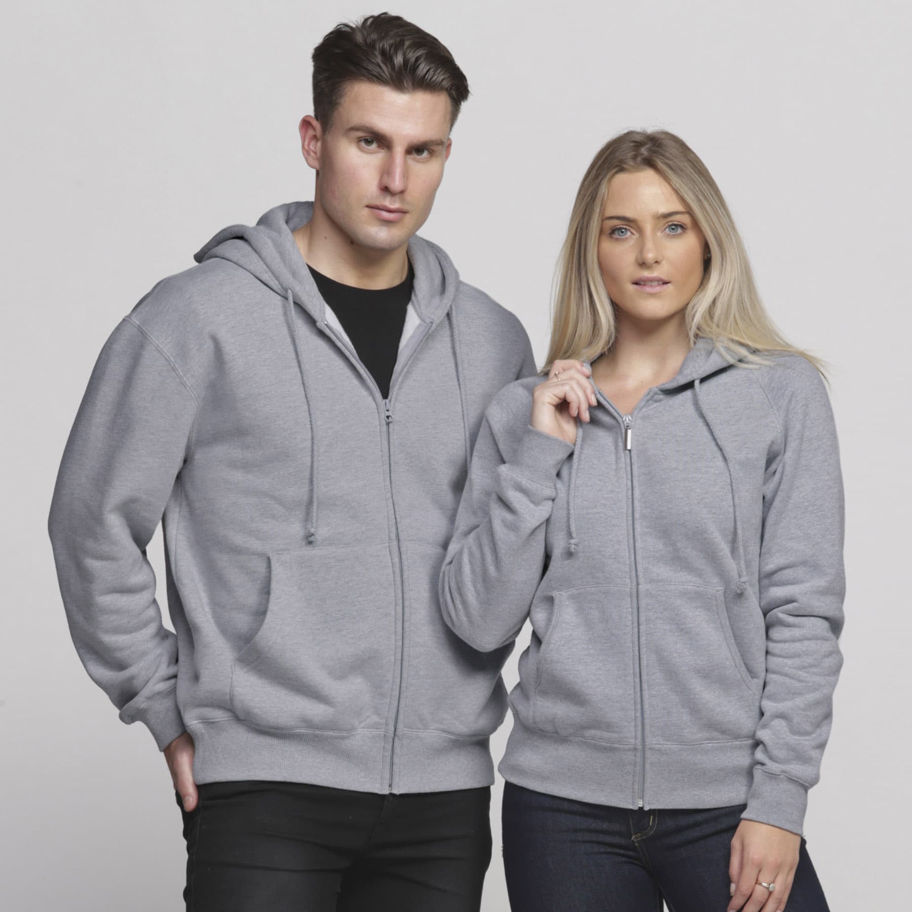 smpli Mens Vintage Hoodie — Grey Marle