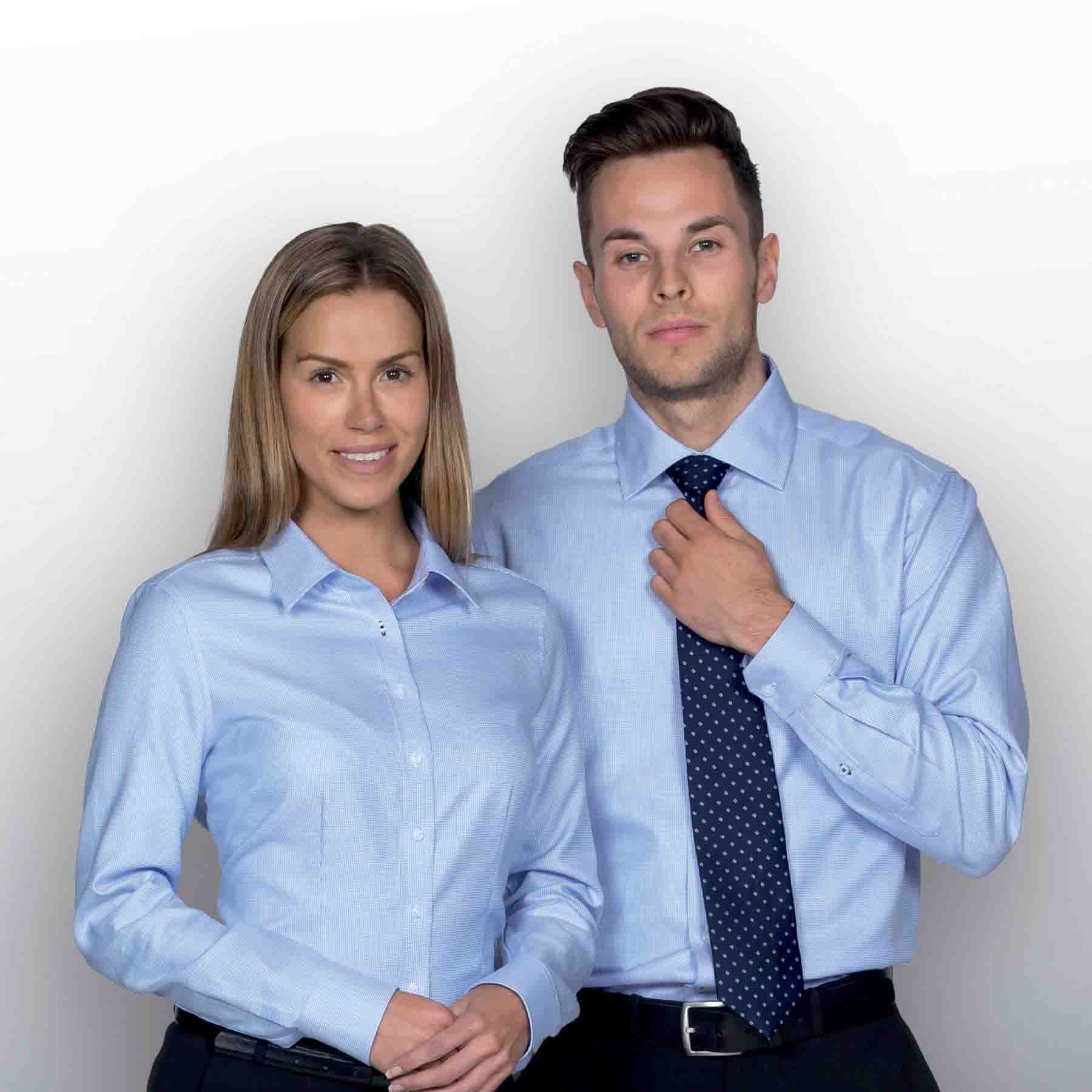 The Newport Shirt - Womens — Blue/White