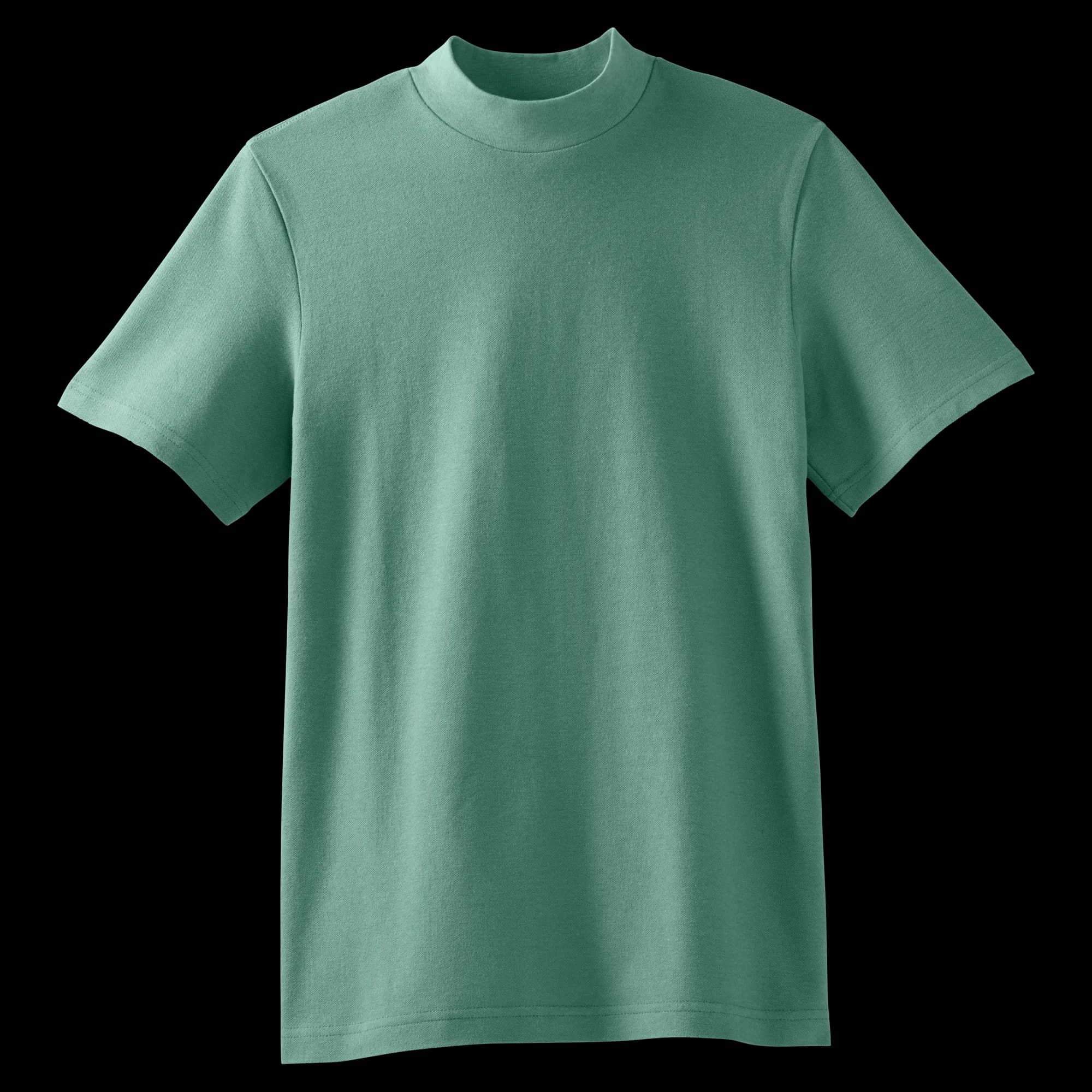1PQ American Apparel Unisex Pique Mockneck  — Arctic