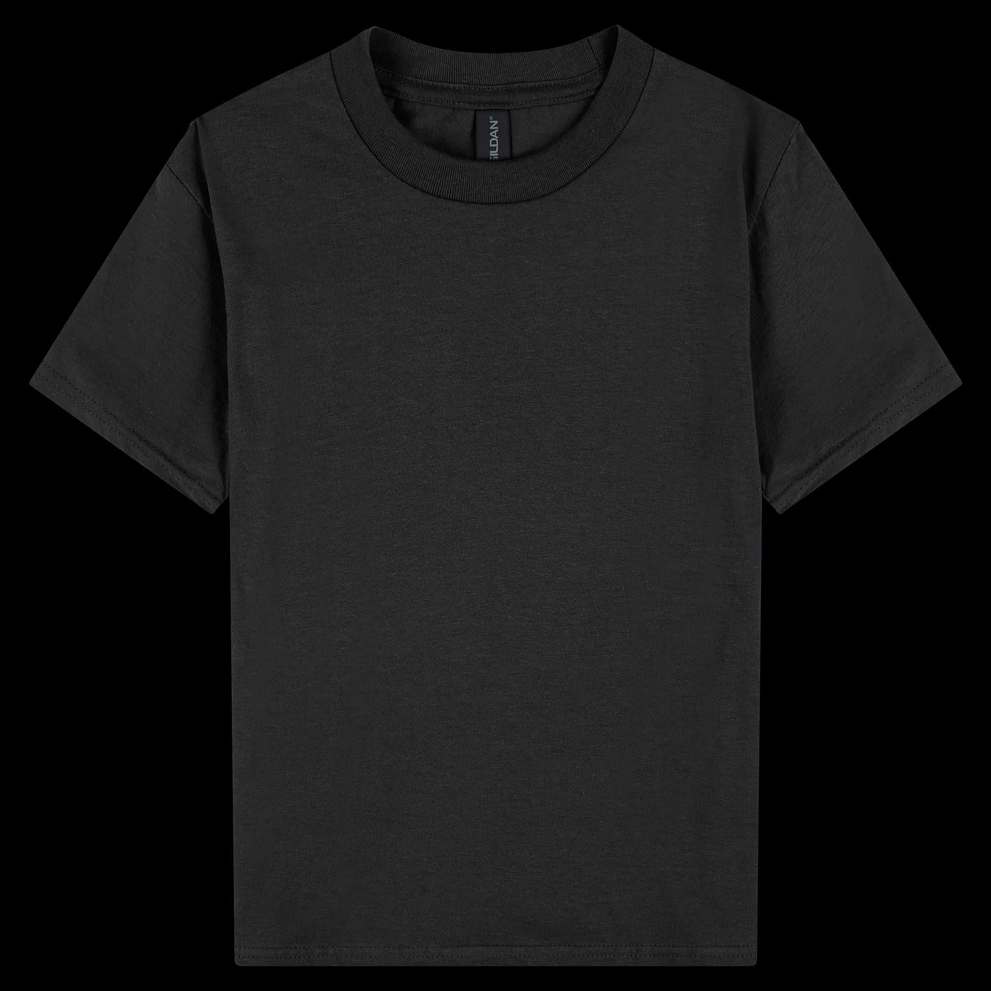 65000B Gildan Softstyle Youth Midweight T-Shirt — Black