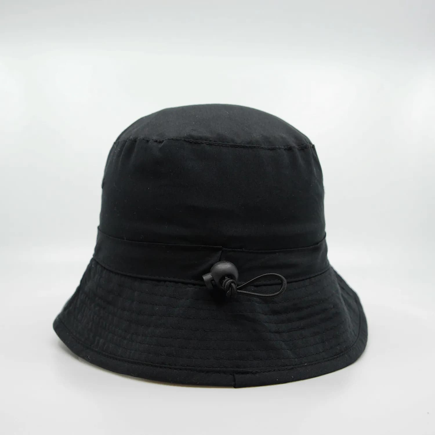 6055 Headwear24 Microfibre Bucket Hat — Black