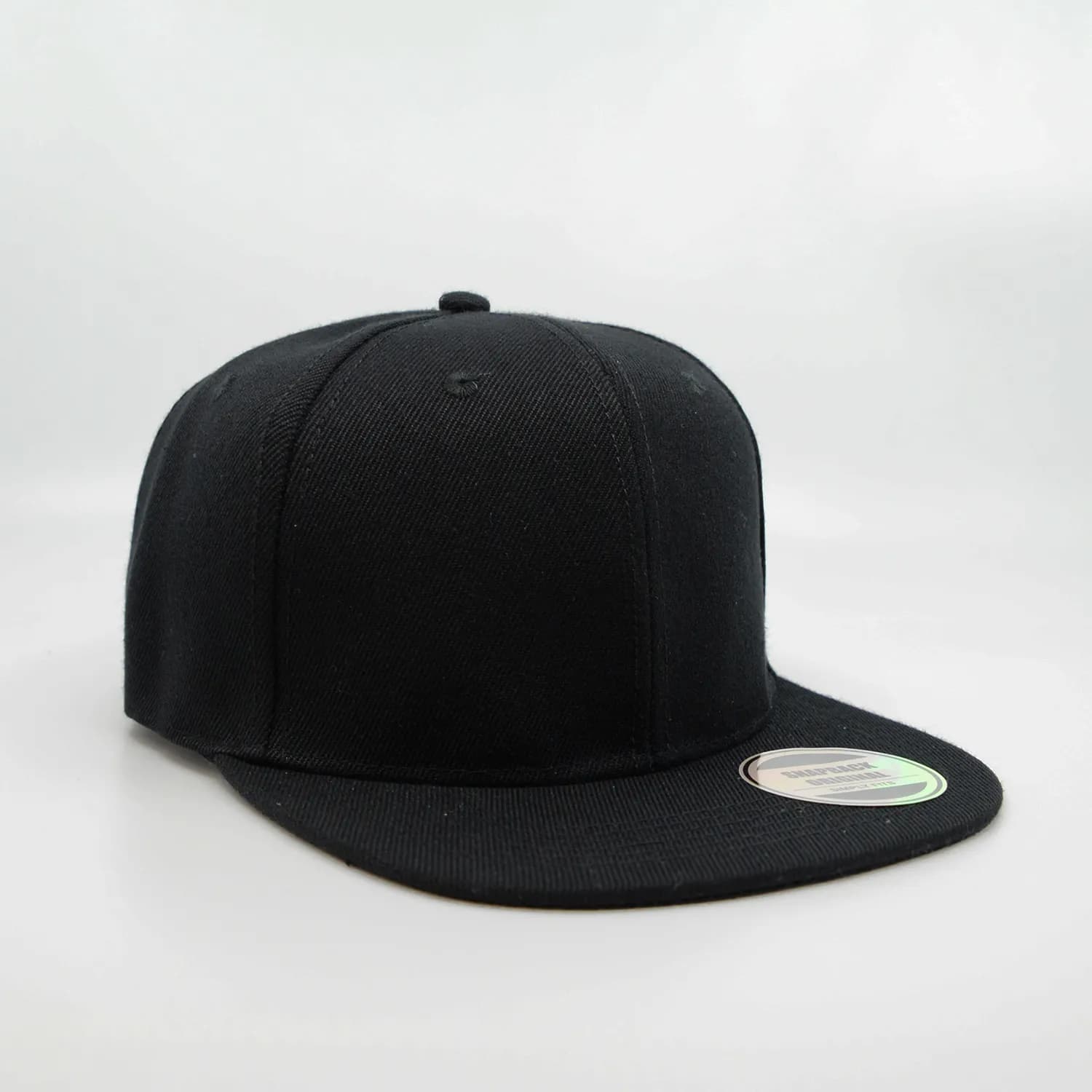S12607 Headwear24 Snap Back Original — Black