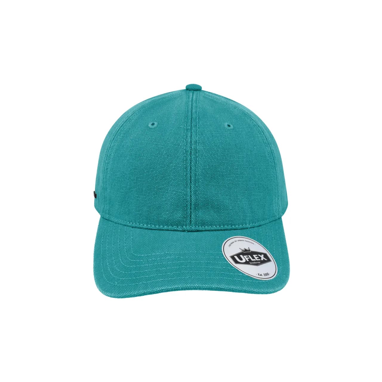 U22610 UFlex Cotton Canvas Unstructured 6 Panel Cap — Aqua Mint