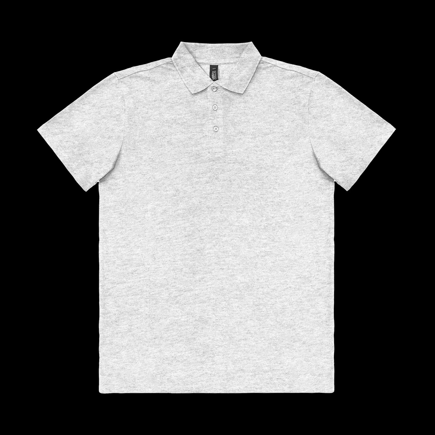 UCP220 Urban Collab Pique Adult Polo — Heather Grey
