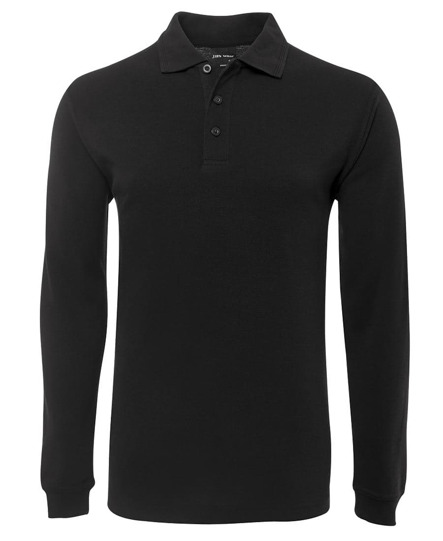 JB's L/S POLO BLACK -S — Black