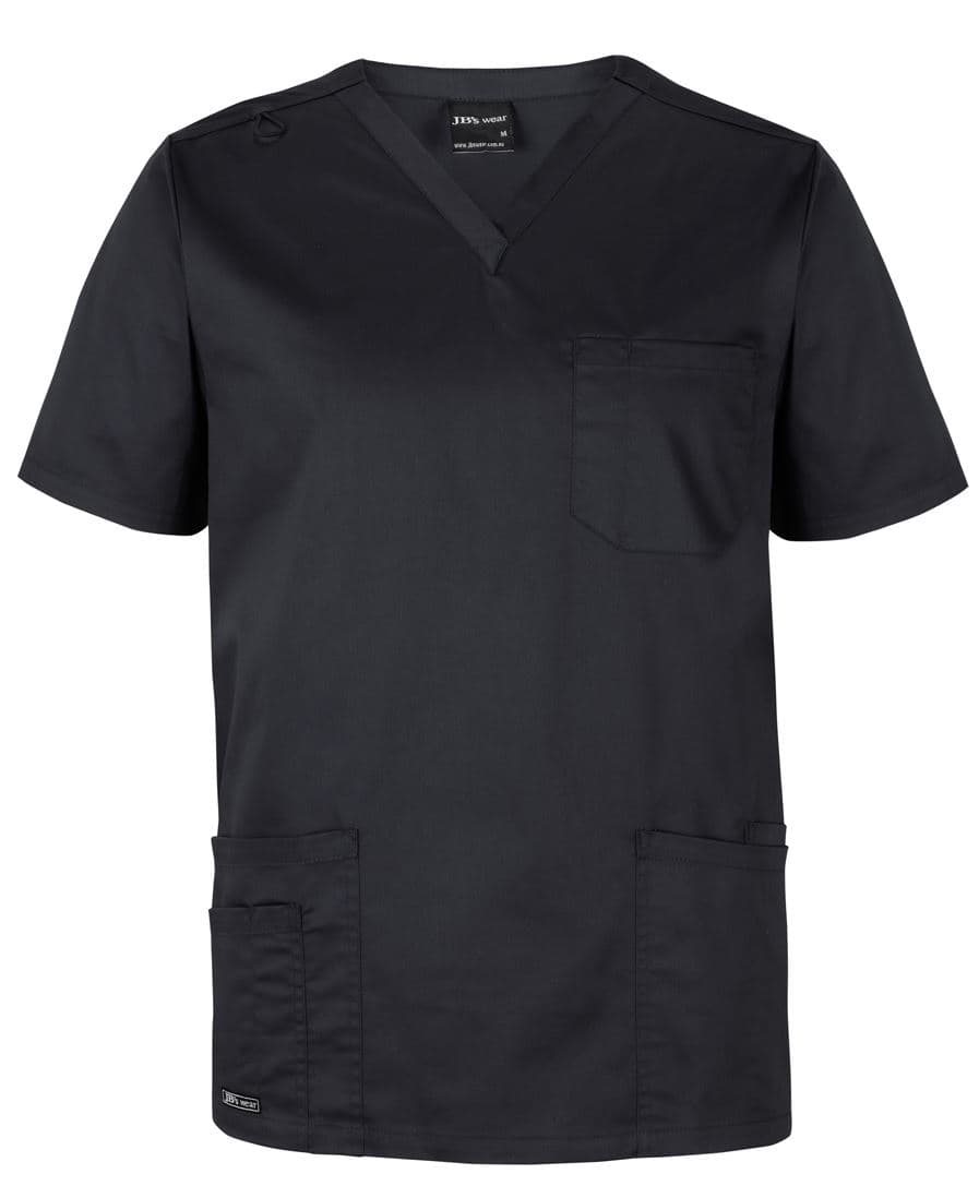 JB's UNISEX PREMIUM SCRUBS TOP — Black