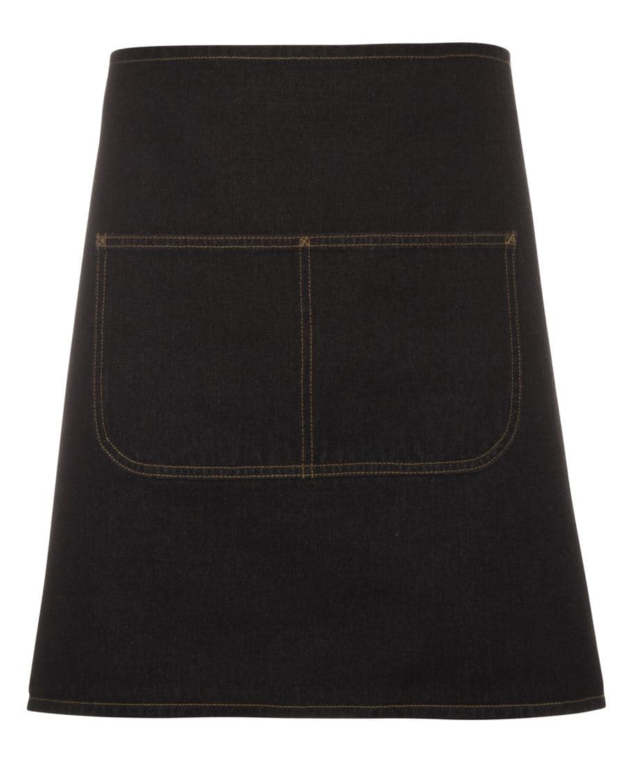 JB's WAIST DENIM APRON (INCLUDING STRAP) — Black