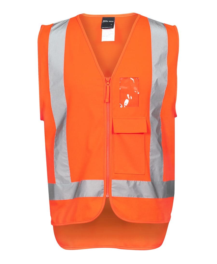 JB's HV ZIP (D+N) TTMC-W VEST ORANGE -S — Orange
