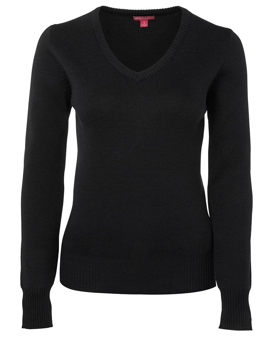 JB's LADIES KNITTED JUMPER — Black