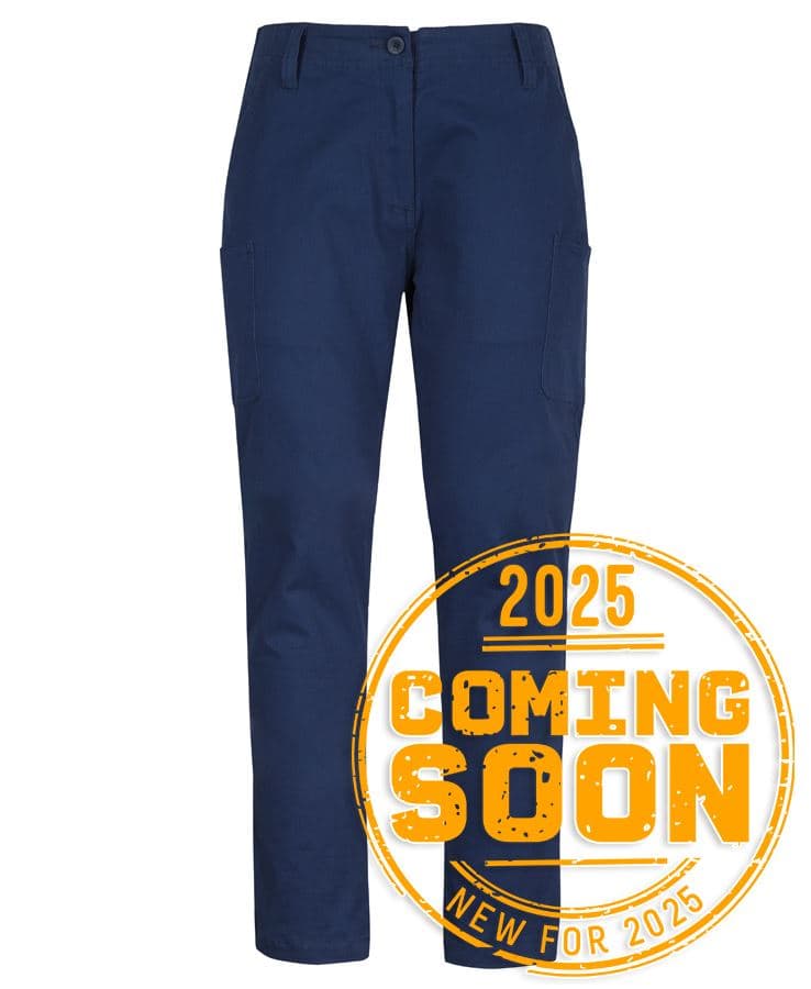 JB's LADIES MULTI PKT STRETCH TWILL PANT NAVY-06 — Navy