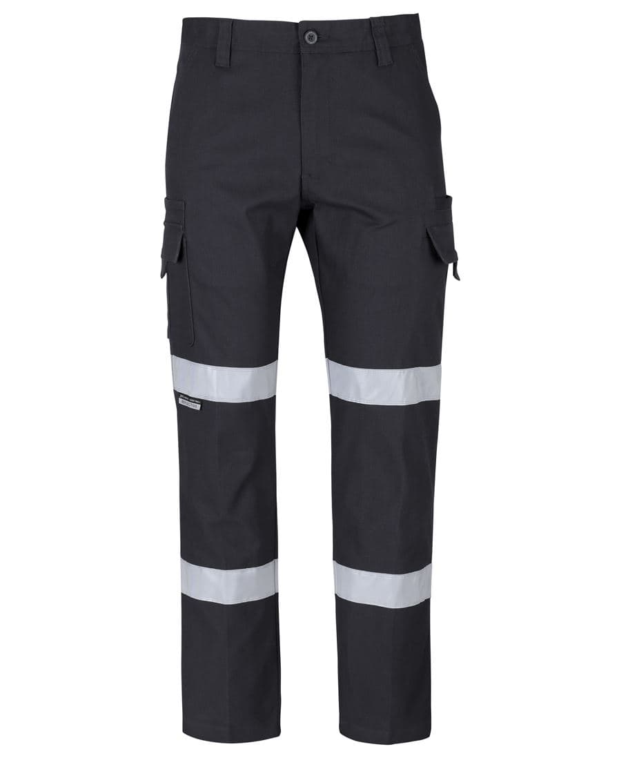 JB's MULTI PKT STRETCH CANVAS PANT WITH D+N TAPE BLACK-67 — Black