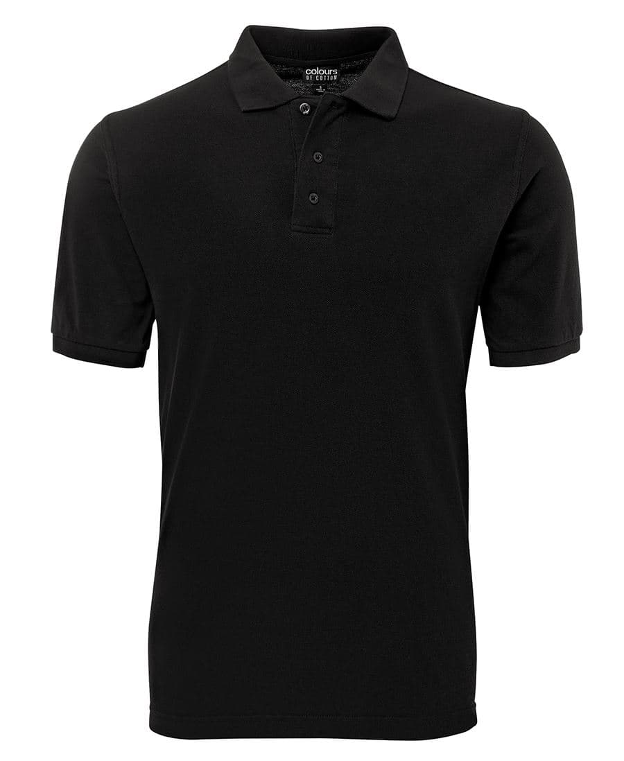C of C PIQUE POLO — Black