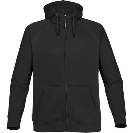 MENS OMEGA  ZIP HOODY  — Black