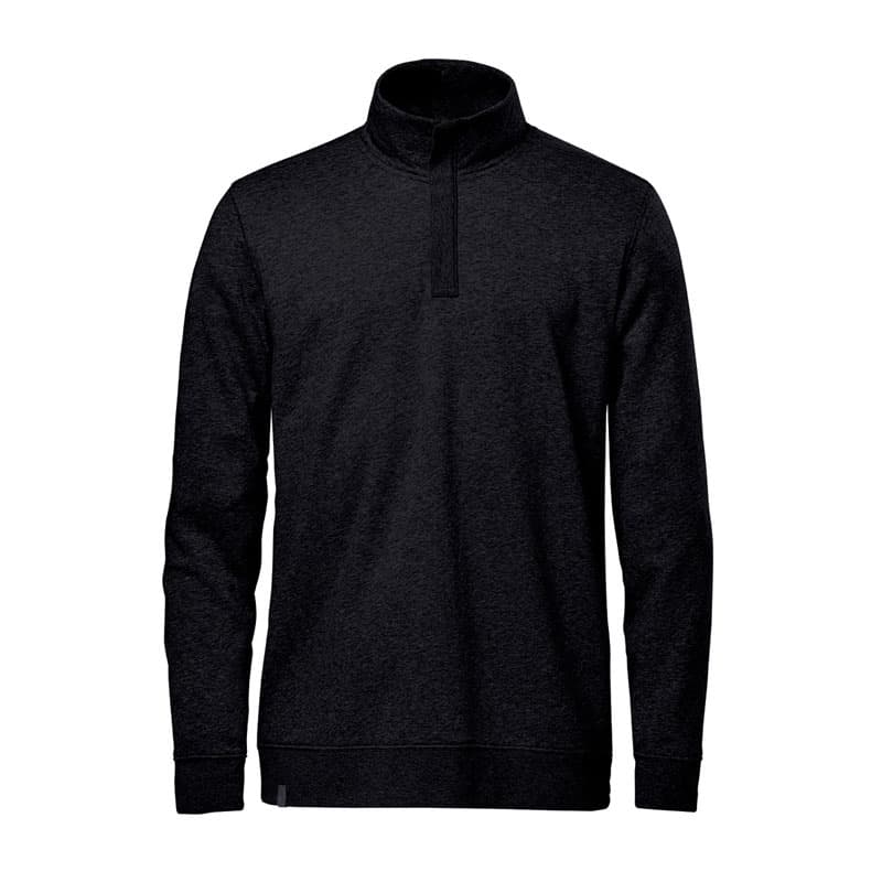 MEN'S MONASHEE 1/4 ZIP PULLOVER — Black
