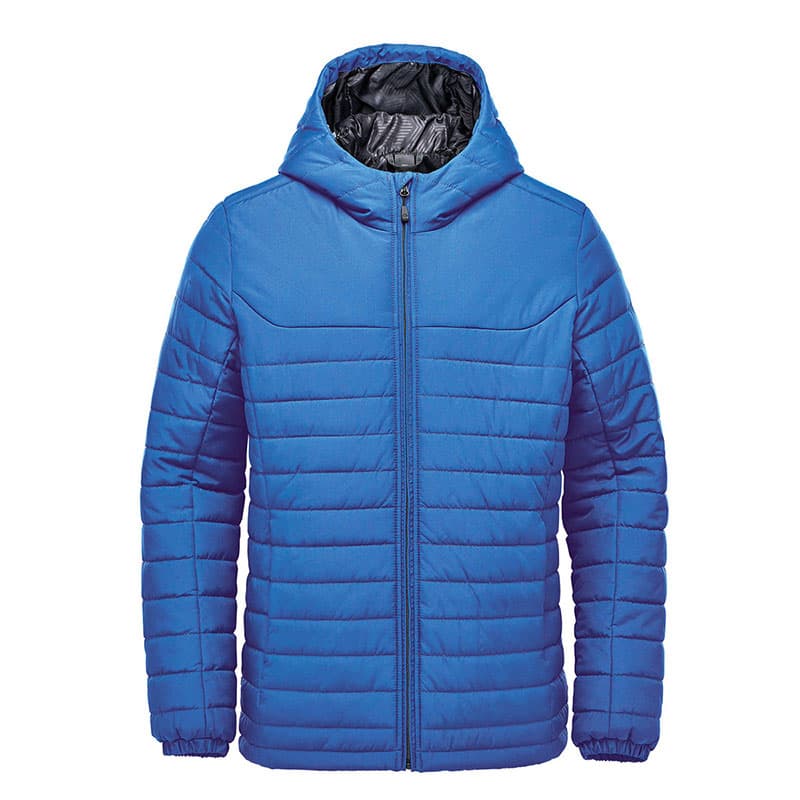 MENS NAUTILUS QUILTED HOODY — Angel Blue