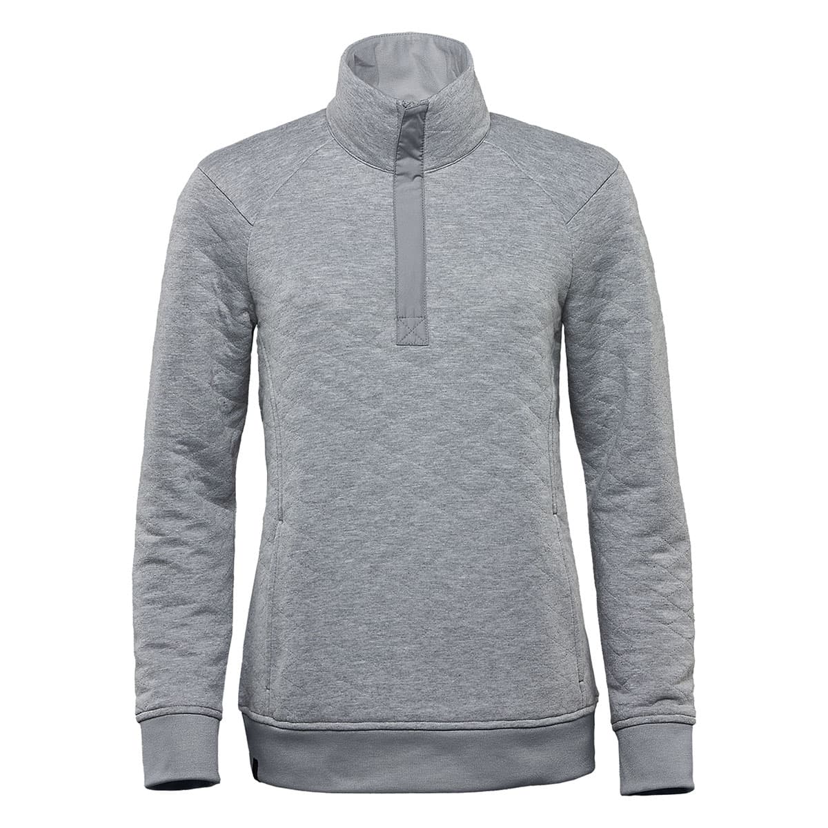 WOMEN'S MONTEBELLO THERMAL 1/4 ZIP PULLOVER — Ash Grey