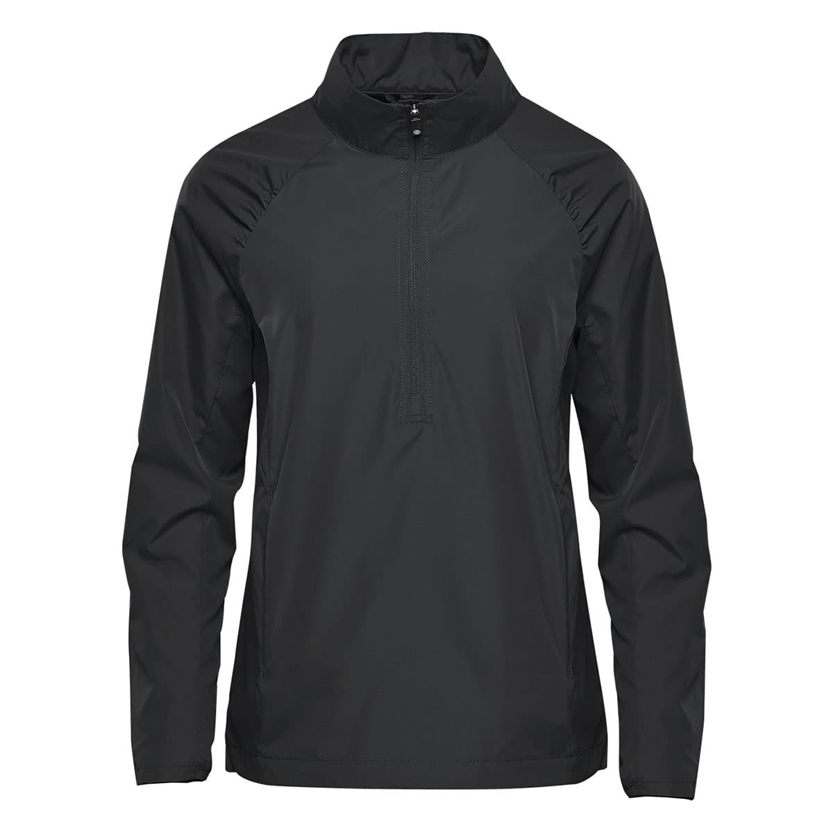 WOMENS PACIFICA 1/4 ZIP ANORAK  — Black