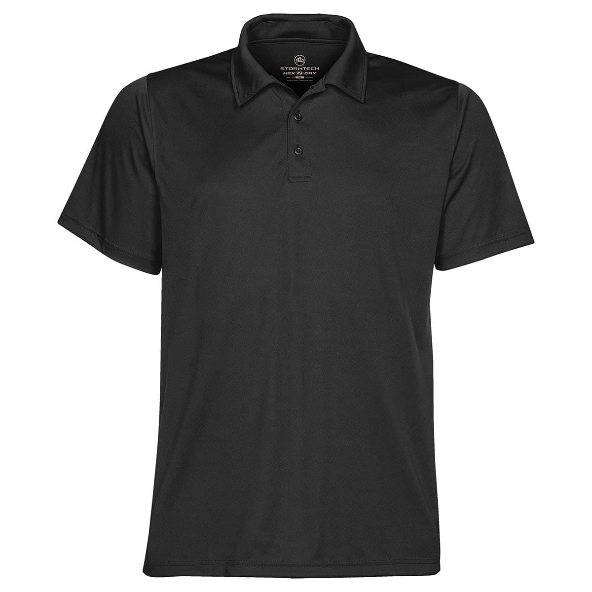 MENS APOLLO H2X-DRY POLO  — Black