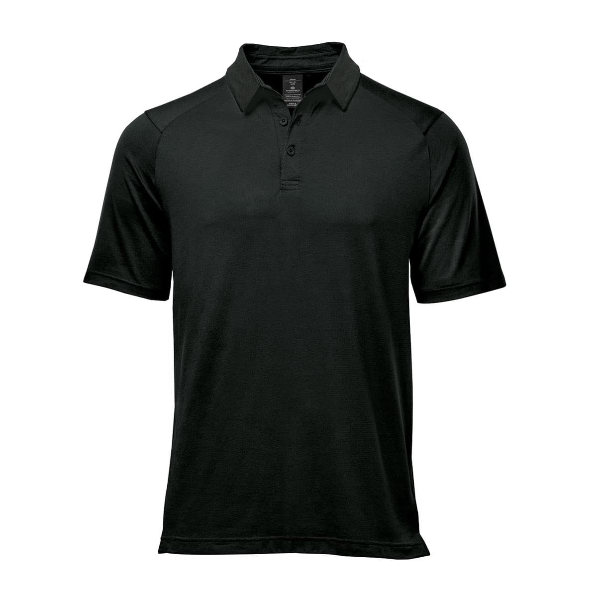 MENS OASIS S/S POLO — Black