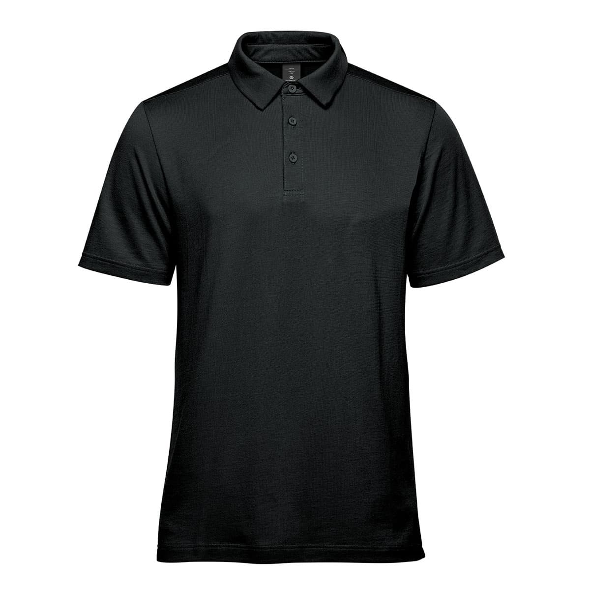 MEN'S NEVADA MICRO PIQUE POLO — Black
