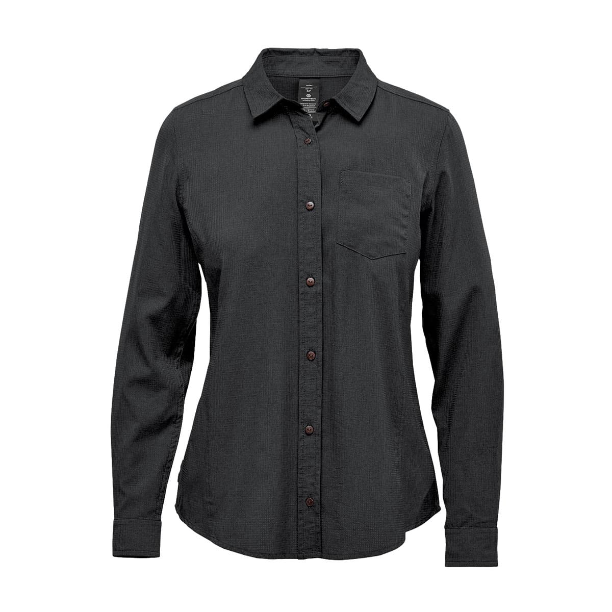 WOMENS AZORES L/S SHIRT — Black