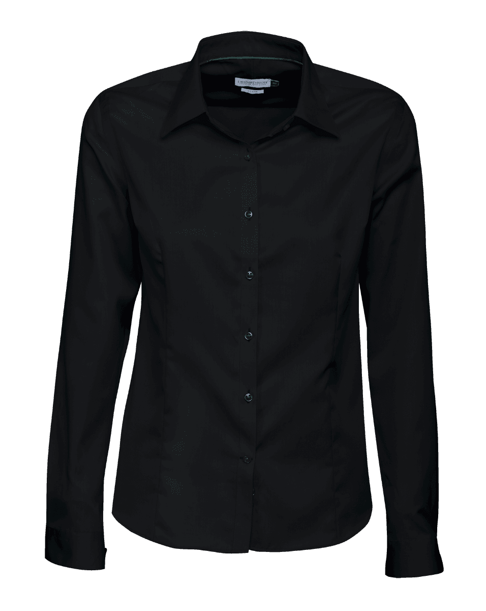 GREEN BOW 01 LADIES SHIRT — Black