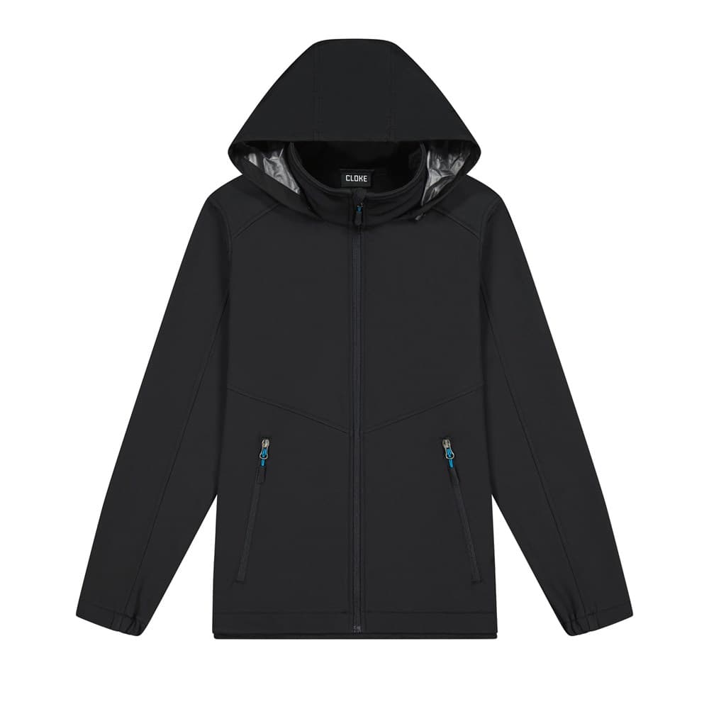 Aspiring Jkt Wmns - Contrast Zip Pulls — Black/Aqua