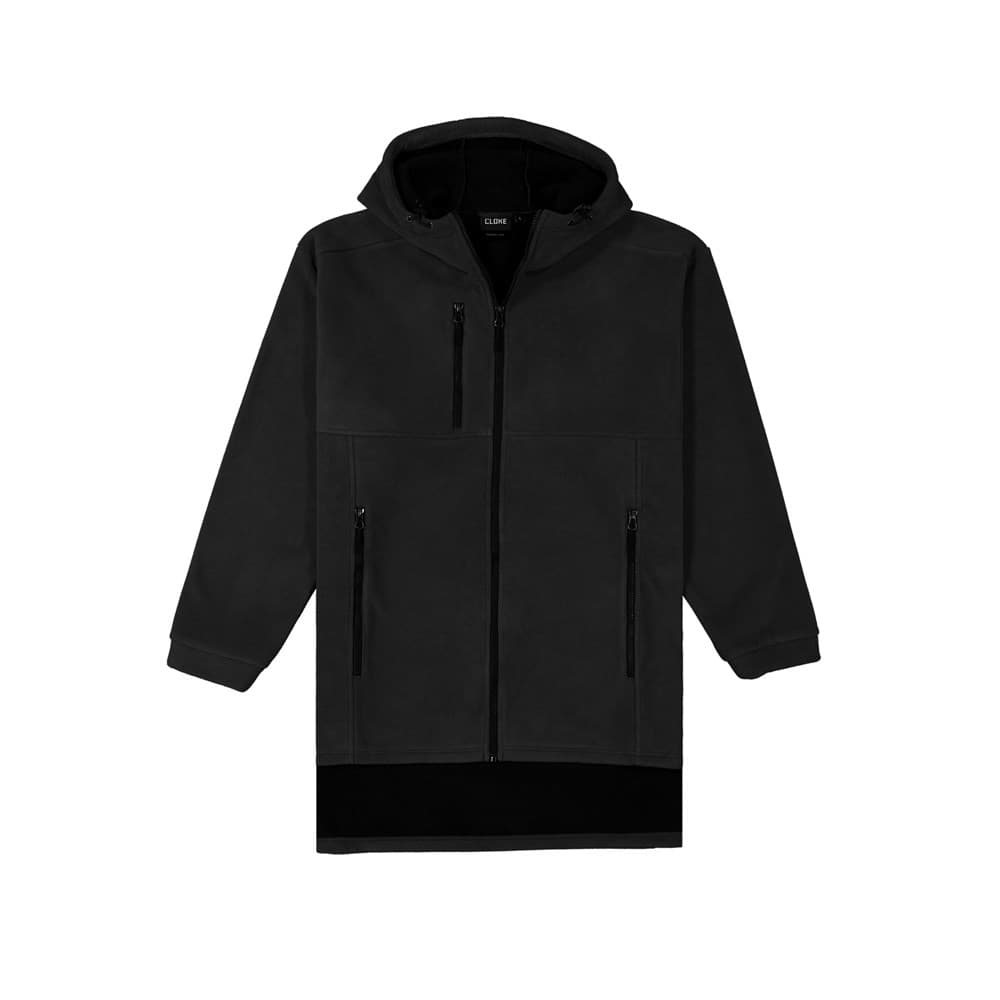 Hauroko Windproof Fleece - Full Zip — Black