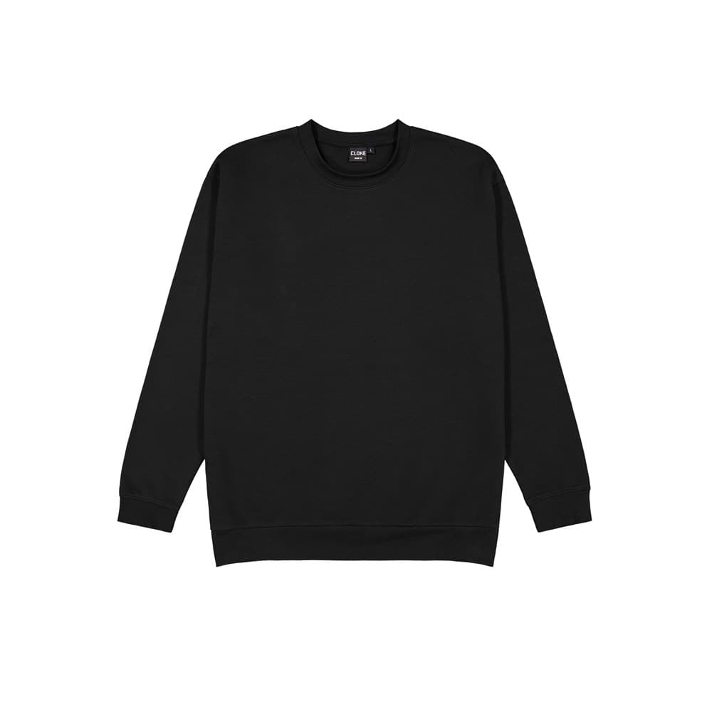 Edge Crew Neck Sweatshirt - Kids — Black
