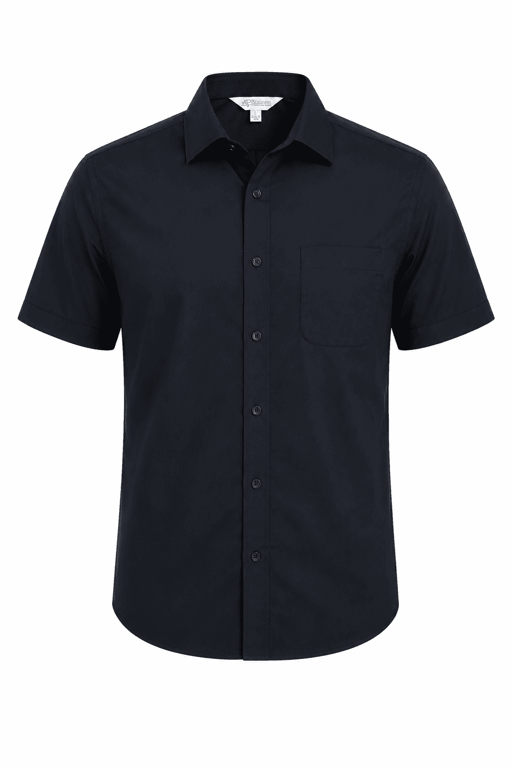 KINGSWOOD MENS SHIRT SHORT SLEEVE - 1910S — BLACK