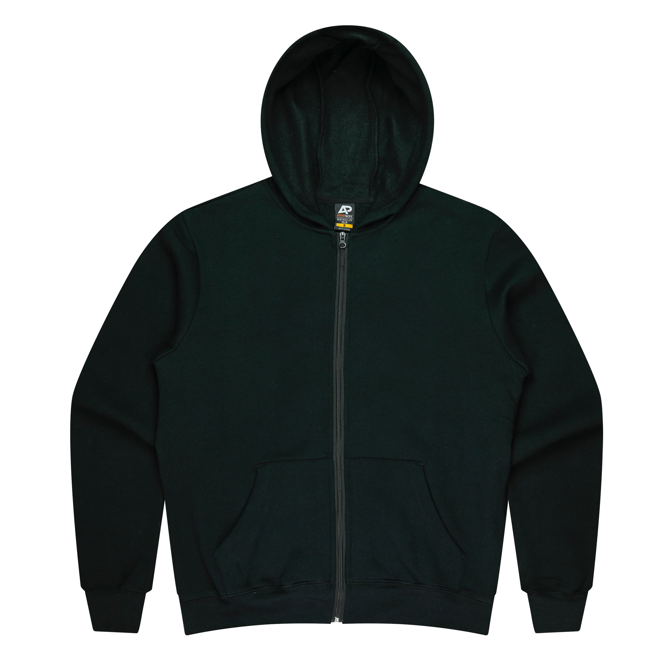 QUEENSCLIFF ZIP KIDS HOODIES - 3528 — BLACK