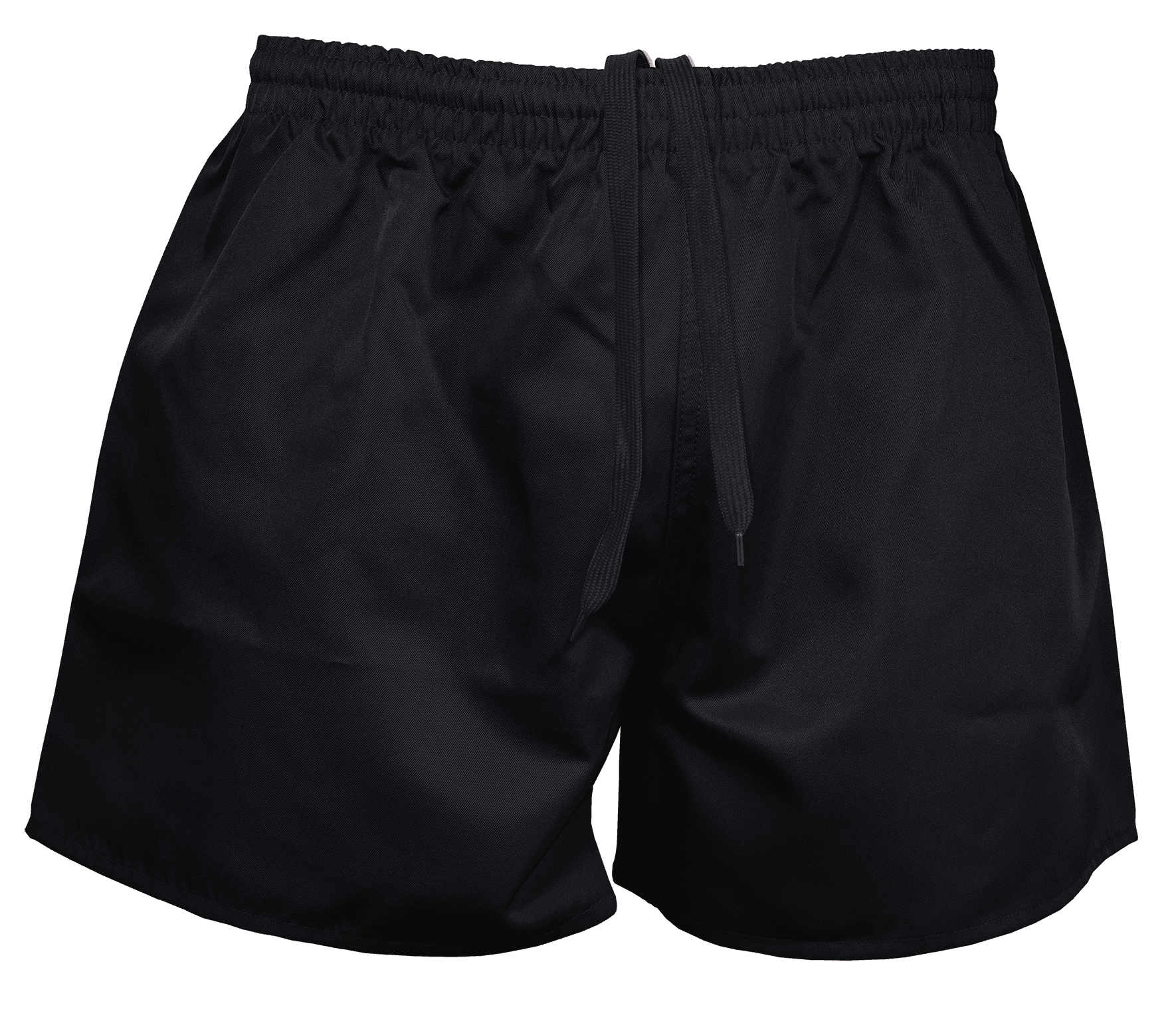RUGBY MENS SHORTS - 1603 — BLACK