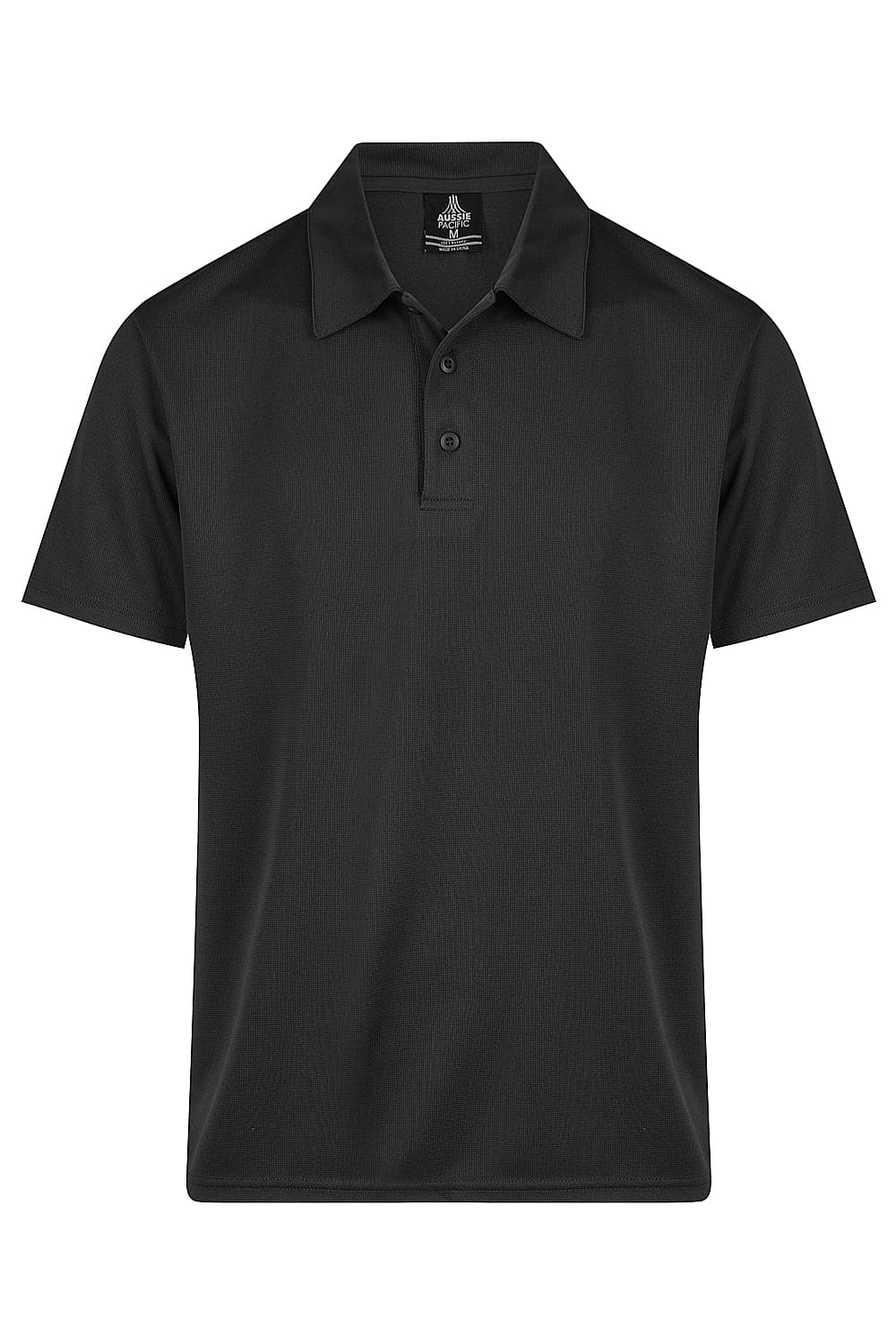BOTANY MENS POLOS - 1307 — BLACK