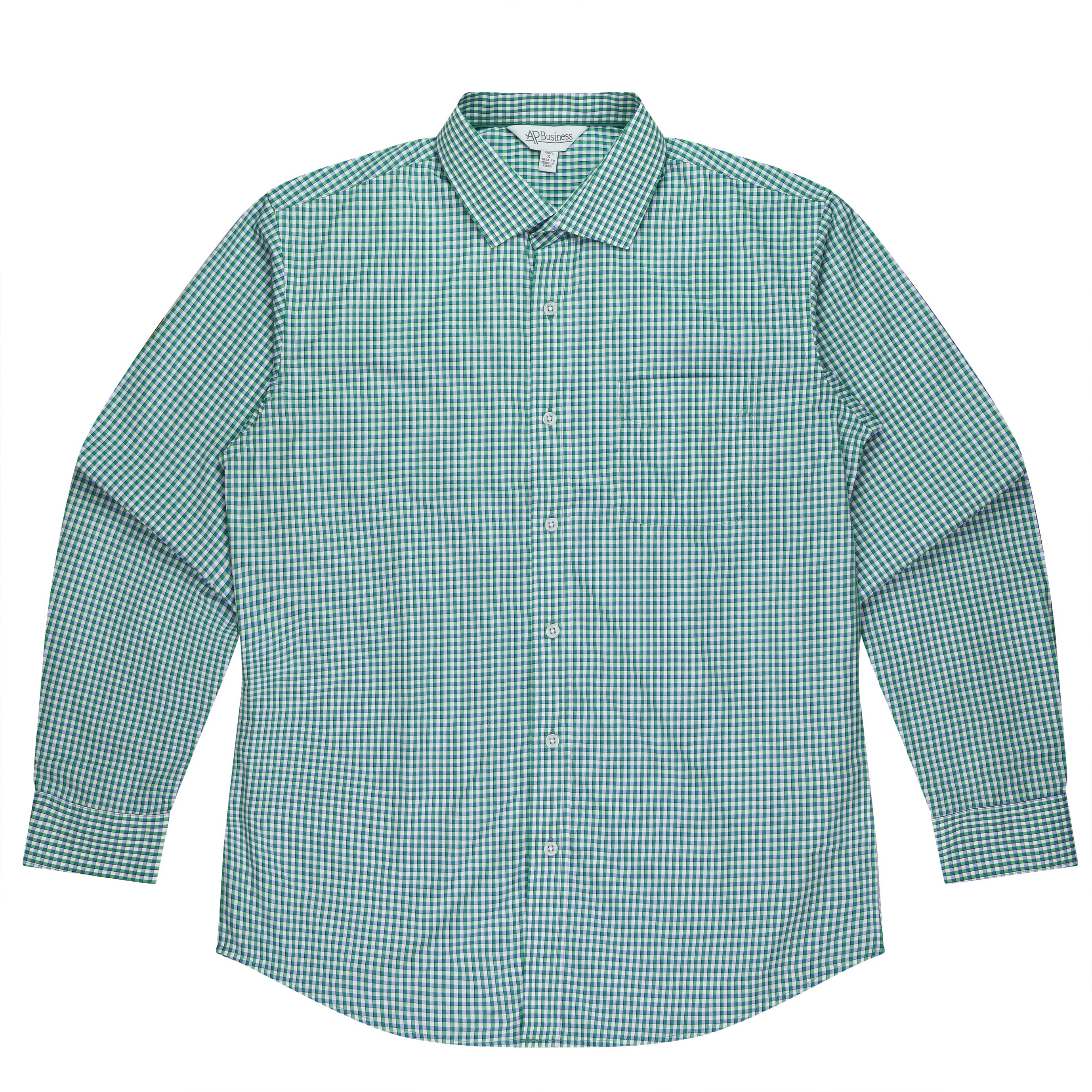 EPSOM MENS SHIRT LONG SLEEVE - 1907L — EMERALD