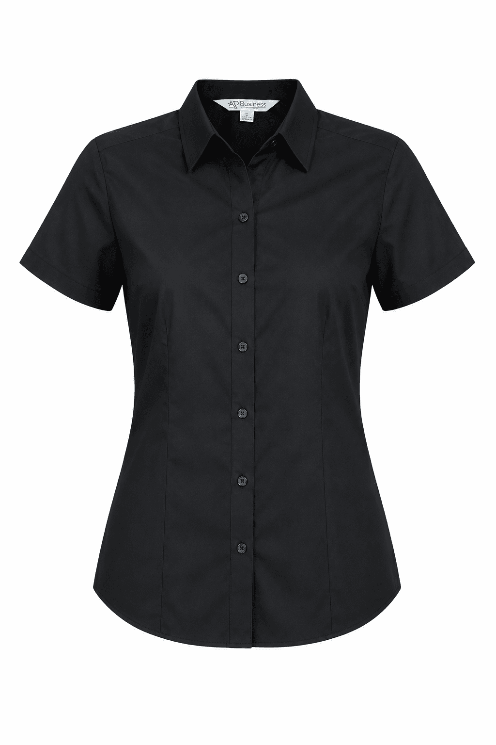 KINGSWOOD LADY SHIRT SHORT SLEEVE - 2910S — BLACK