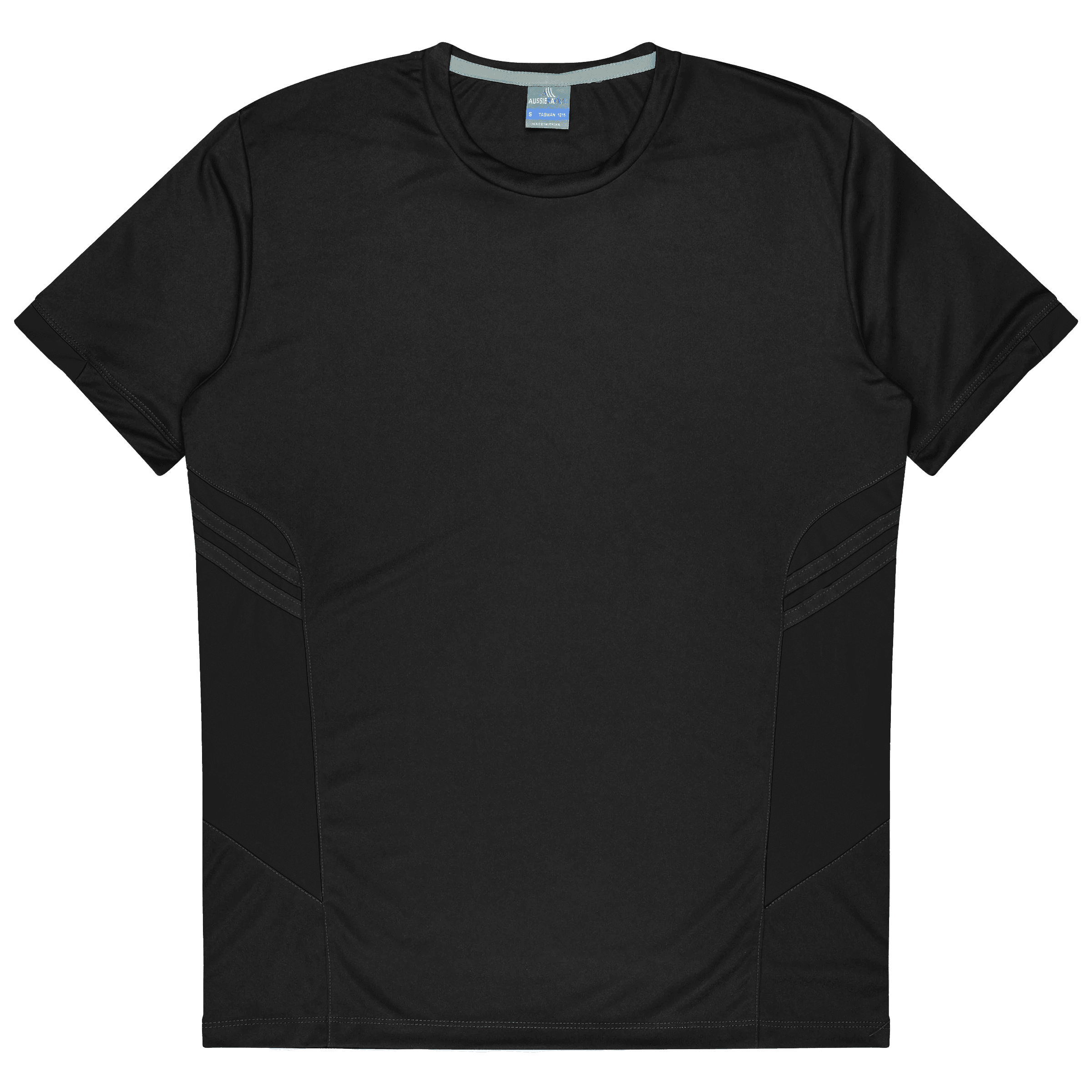 TASMAN MENS TEES - 1211 — BLACK