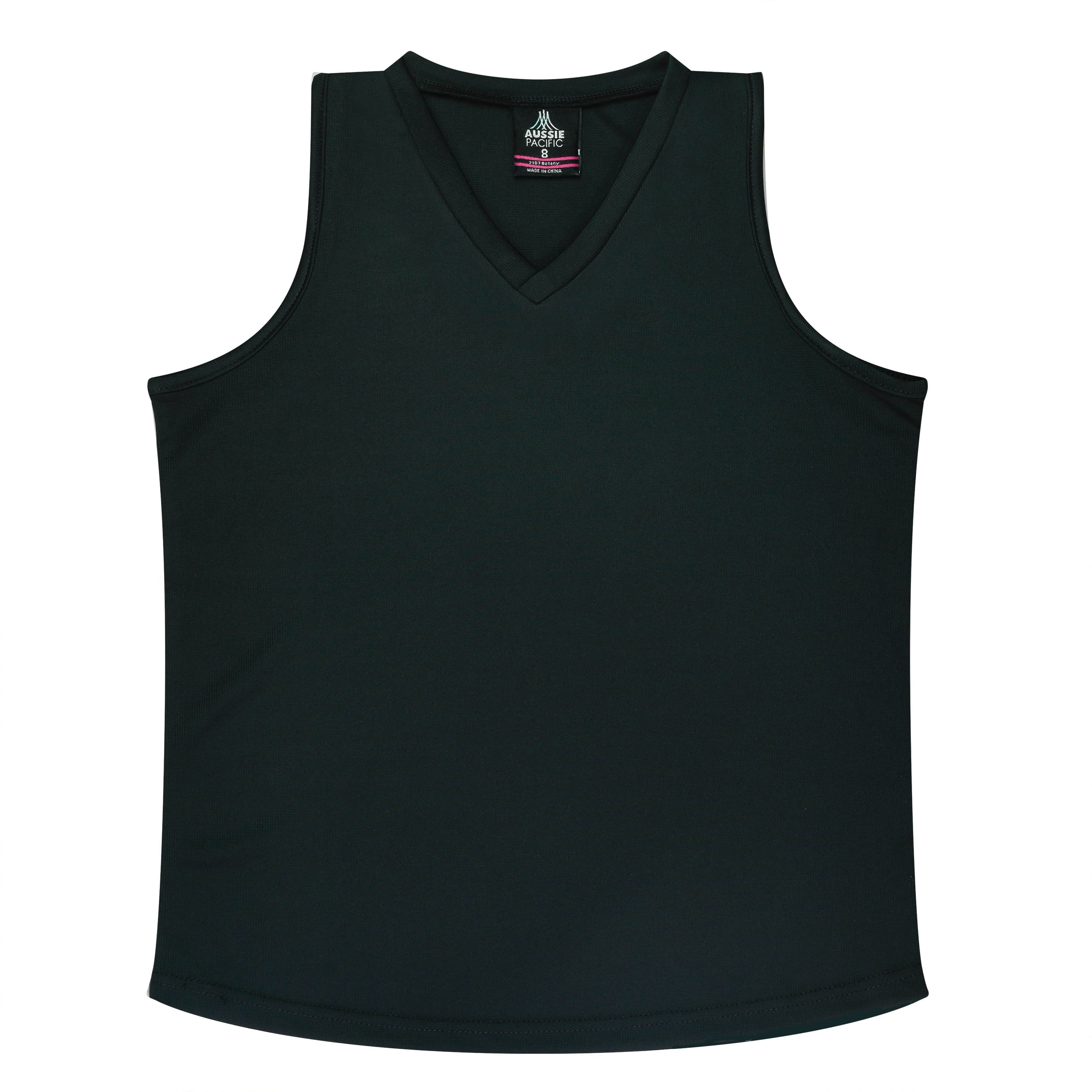 BOTANY LADY SINGLETS - 2107 — BLACK