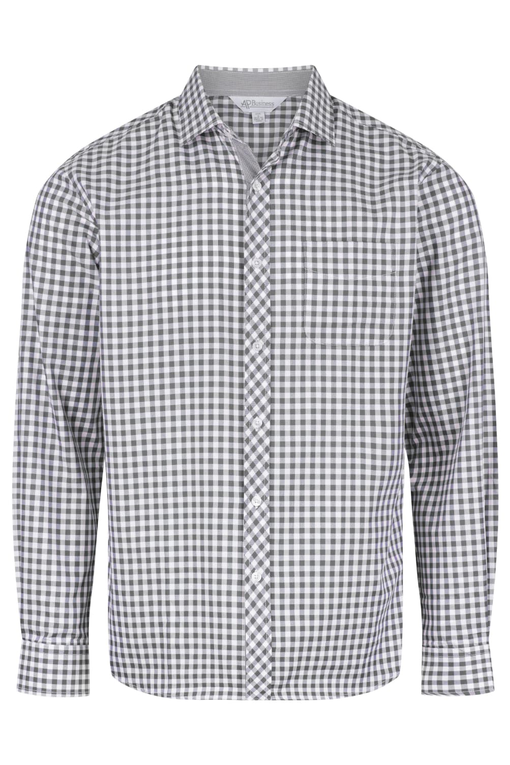 BRIGHTON MENS SHIRT LONG SLEEVE - 1909L — BLACK