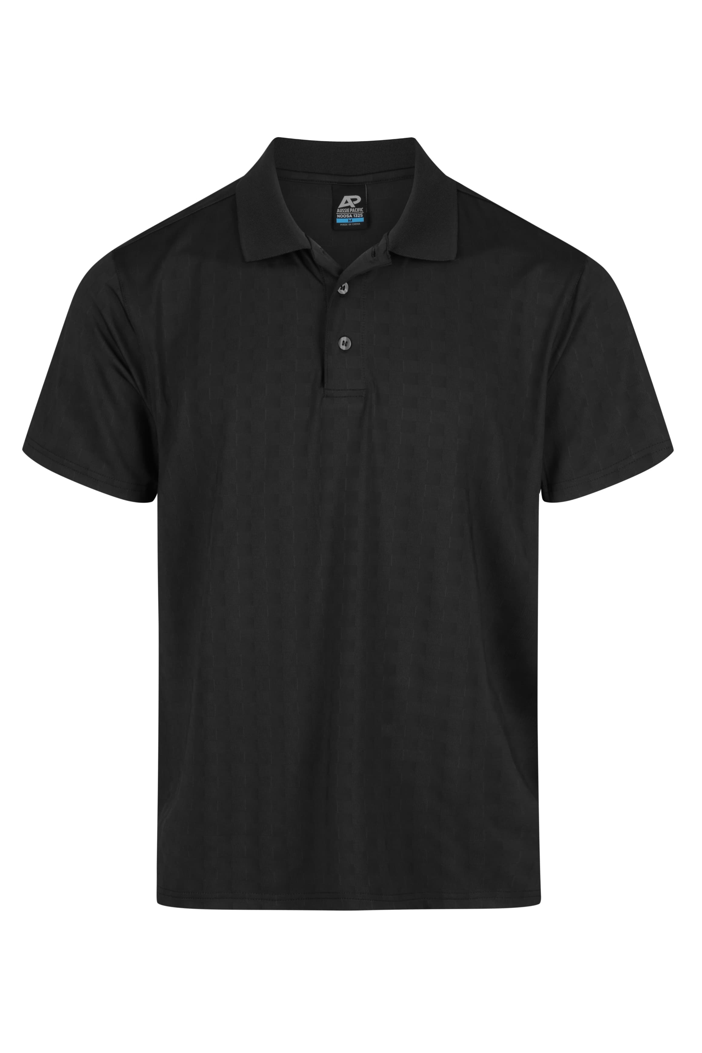 NOOSA MENS POLOS - 1325 — BLACK