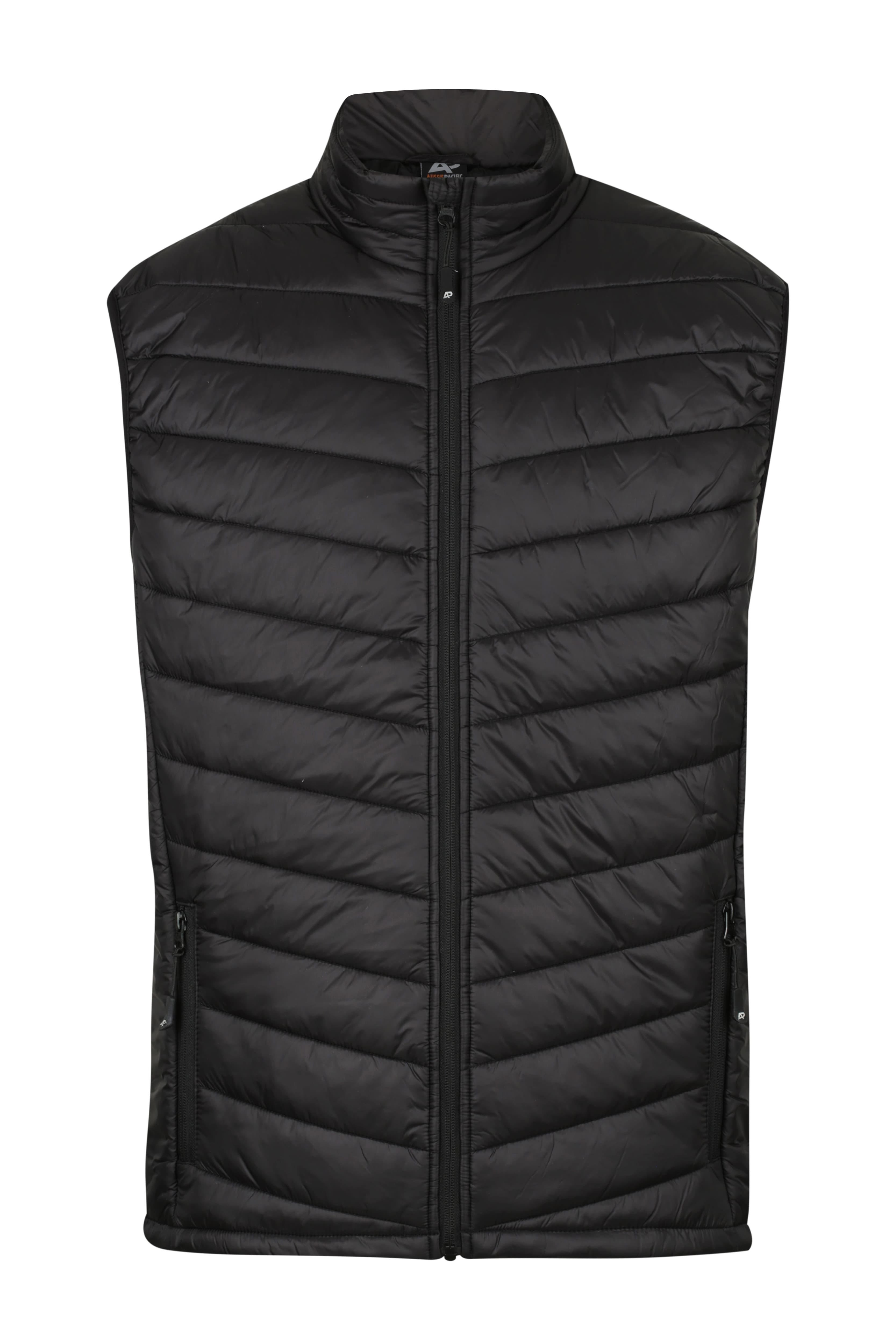 SNOWY MENS VESTS - 1523 — BLACK