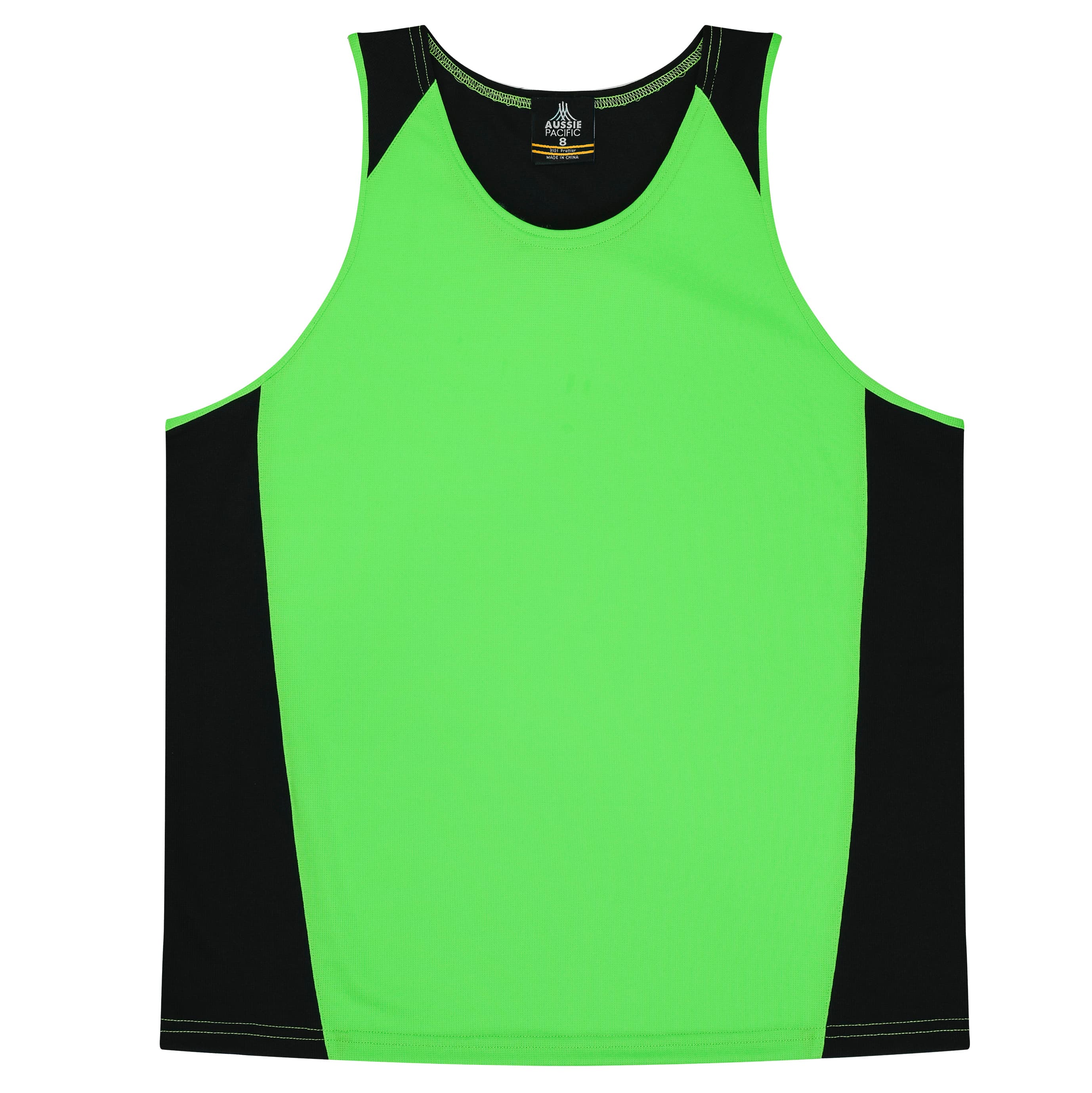 PREMIER KIDS SINGLETS - 3101 — APPLE/BLACK